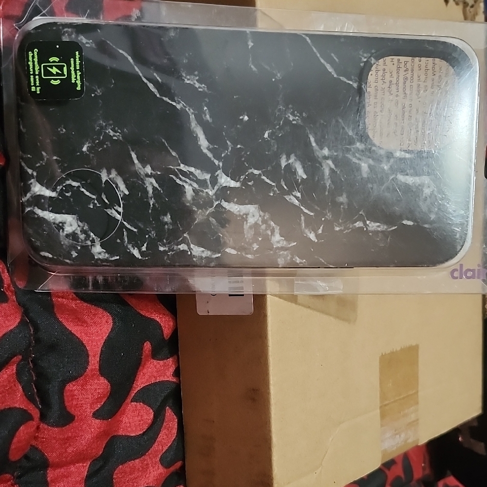 Black Marble Phone Case